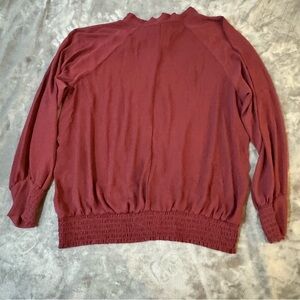 Reitmans Burgundy Long Sleeve Top

#1384